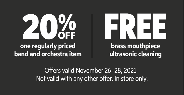 20% off one item | Free ultrasonic cleaning